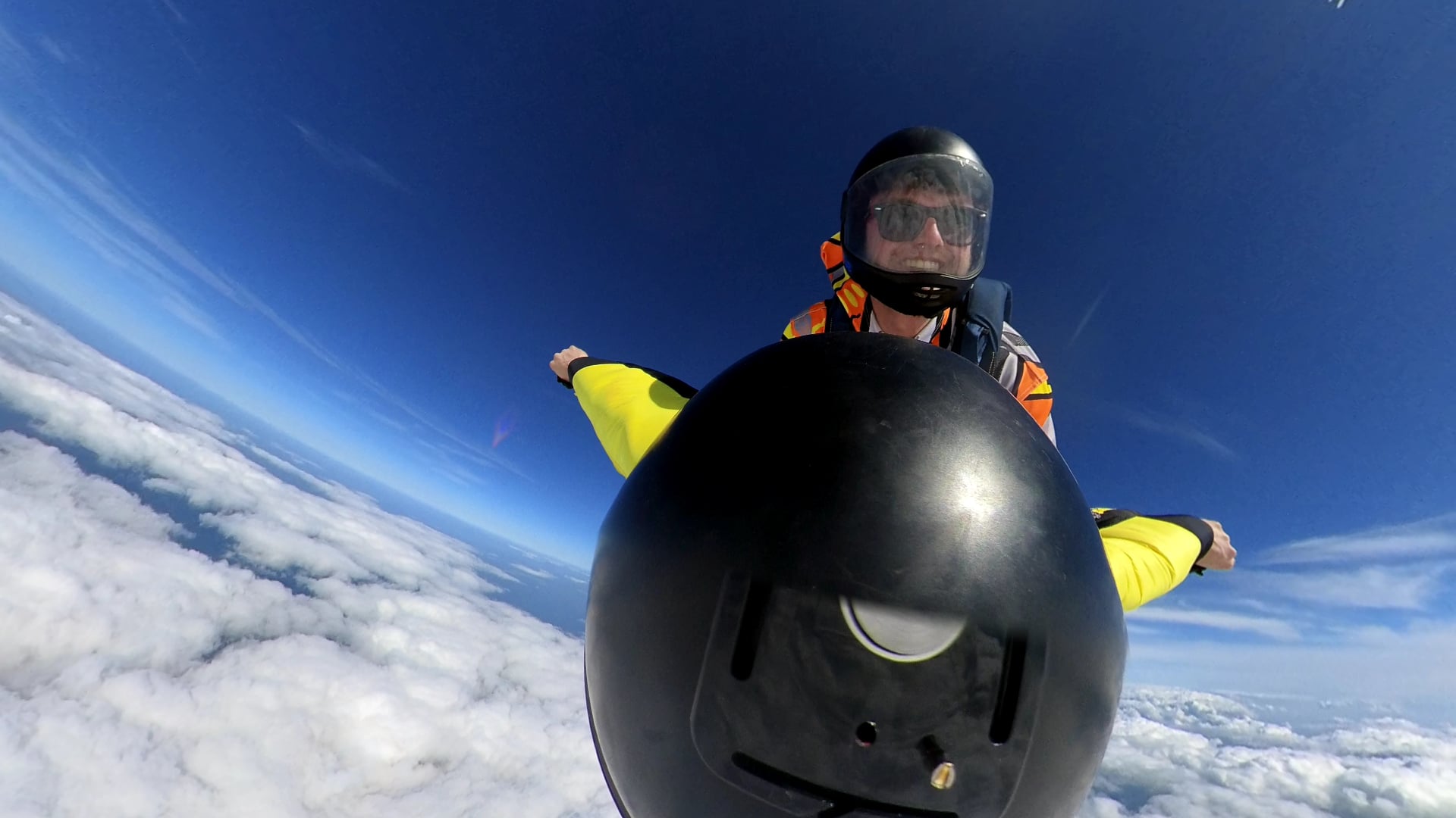 Wingsuit flight by the Leading Edge community